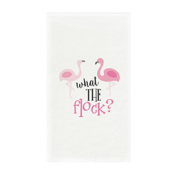 Pink Flamingo Guest Towels - Full Color - Standard