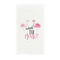 Pink Flamingo Standard Guest Towels in Full Color