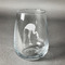 Pink Flamingo Stemless Wine Glass - Engraved