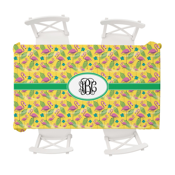 Custom Pink Flamingo Tablecloth - 58"x102" (Personalized)