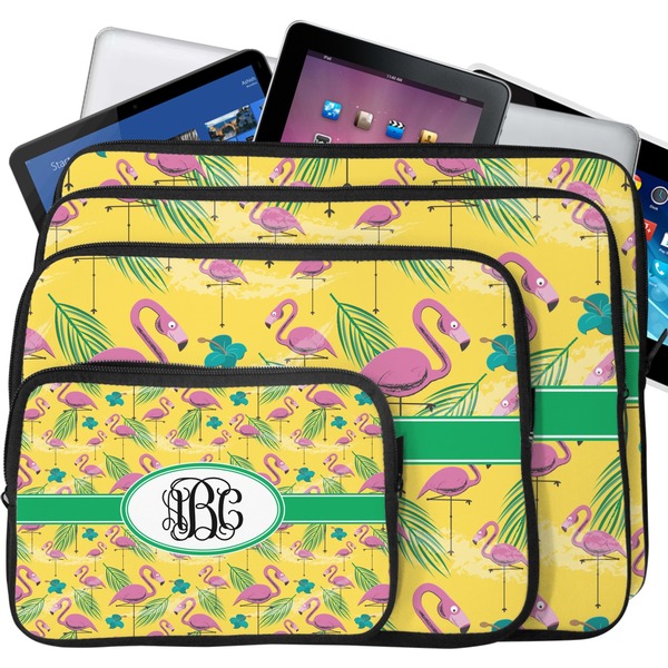 Pink Flamingo Laptop Case Sizes