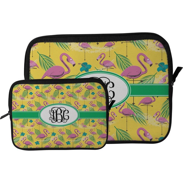 Pink Flamingo Tablet Sleeve (Size Comparison)