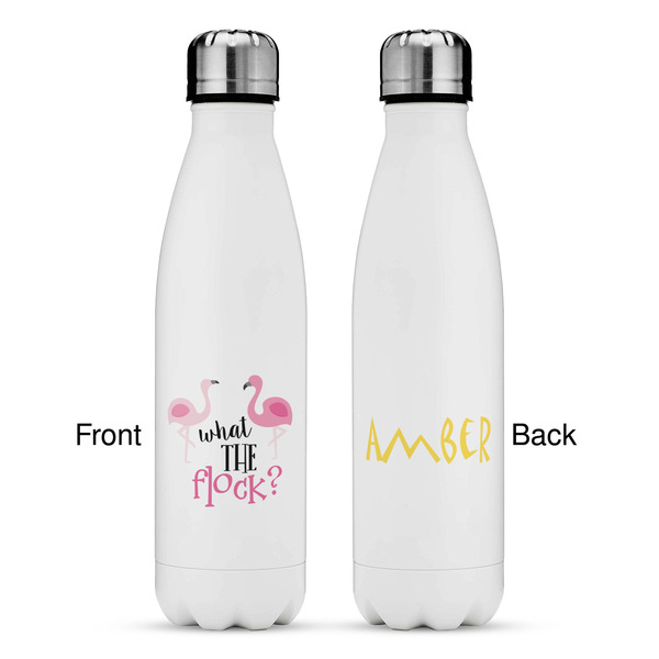 Pink Flamingo Tapered Water Bottle - Apvl