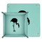 Pink Flamingo Teal Faux Leather Valet Trays - PARENT MAIN