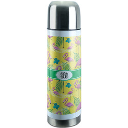 Pink Flamingo Stainless Steel Thermos (Personalized)