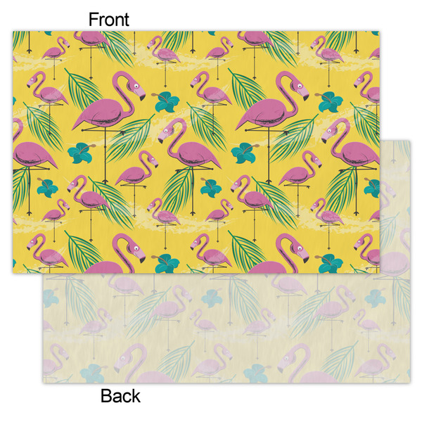 Pink Flamingo Tissue Paper - Heavyweight - Small - Front & Back