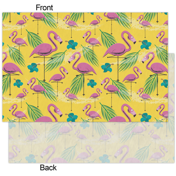 Pink Flamingo Tissue Paper - Heavyweight - XL - Front & Back