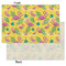 Pink Flamingo Tissue Paper - Lightweight - Small - Front & Back