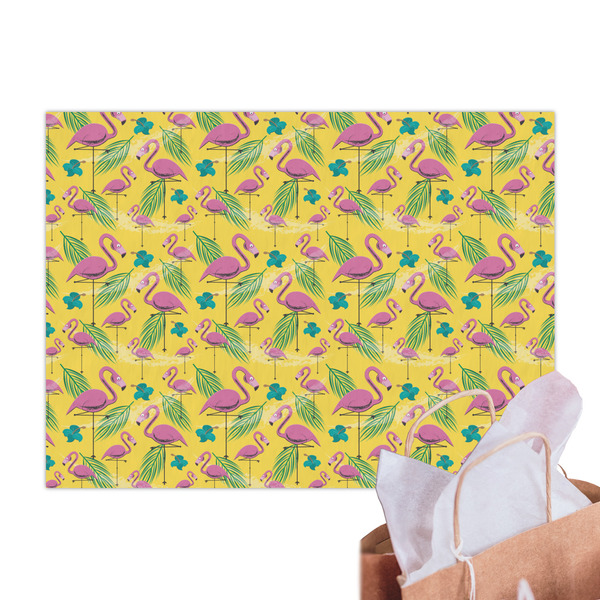 Pink Flamingo Tissue Paper Sheets - Main