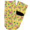 Pink Flamingo Toddler Ankle Socks - Single Pair - Front and Back