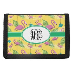 Pink Flamingo Trifold Wallet (Personalized)