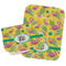 Pink Flamingo Two Rectangle Burp Cloths - Open & Folded