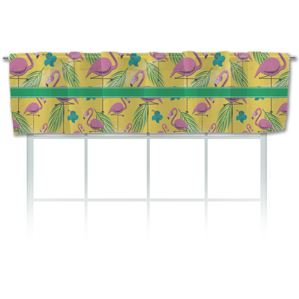 Custom Pink Flamingo Valance