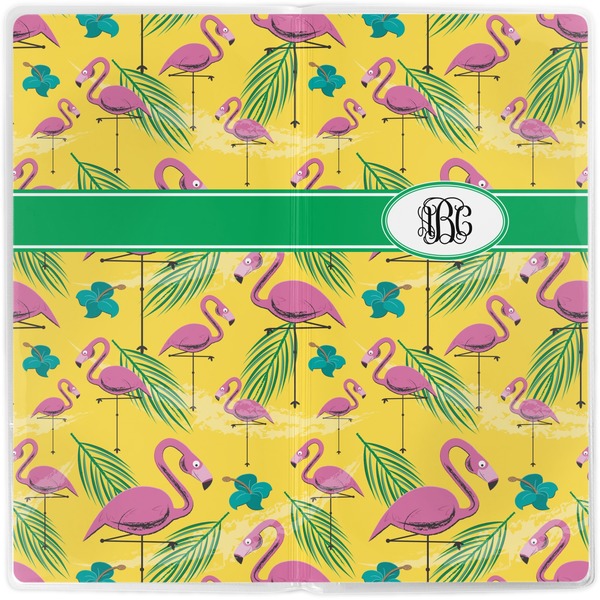 Pink Flamingo Vinyl Document Wallet - Apvl