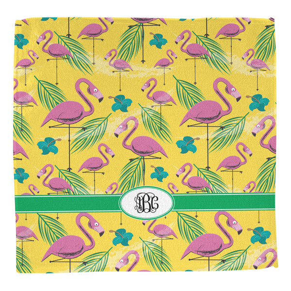 Pink Flamingo Washcloth - Front - No Soap