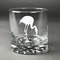 Pink Flamingo Whiskey Glass - Front/Approval