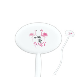Pink Flamingo Oval Plastic Stir Sticks