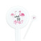Pink Flamingo Round Plastic Stir Sticks
