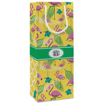 Pink Flamingo Wine Gift Bags (Personalized)