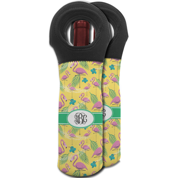 Pink Flamingo Wine Tote Bag - MAIN