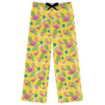 Pink Flamingo Womens Pajama Pants - S