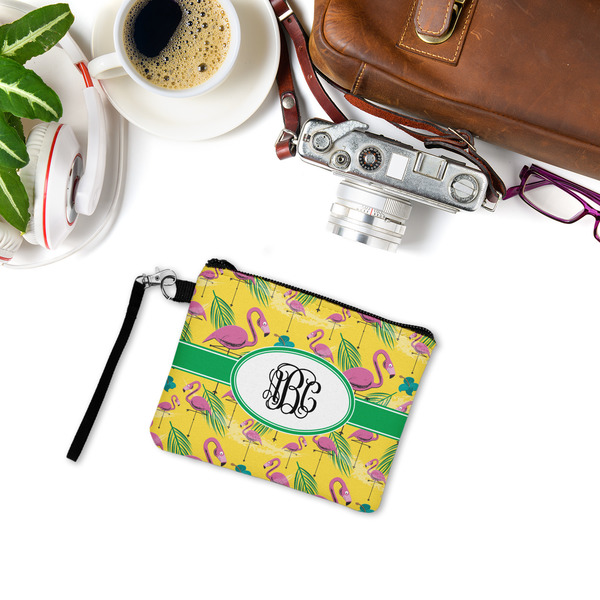 Pink Flamingo Wristlet ID Cases - LIFESTYLE