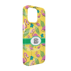 Pink Flamingo iPhone Case - Plastic - iPhone 13 (Personalized)