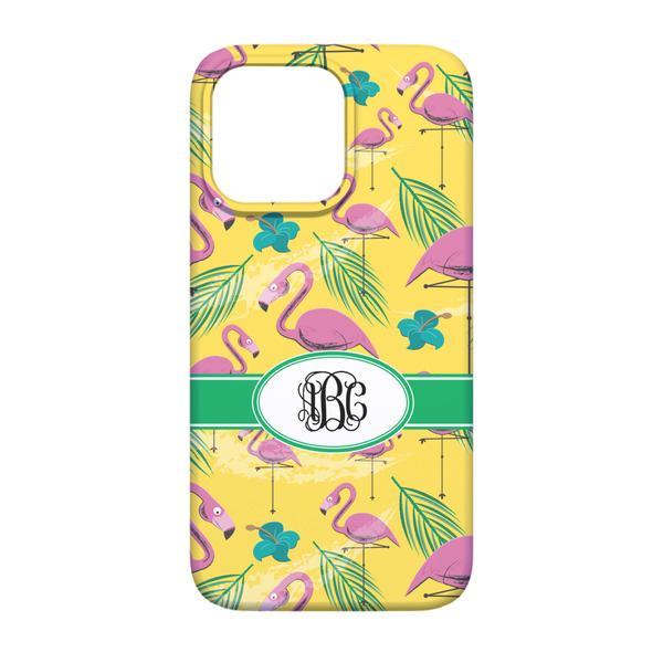 Pink Flamingo iPhone 13 Pro Case - Back