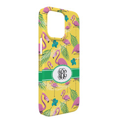 Pink Flamingo iPhone Case - Plastic - iPhone 13 Pro Max (Personalized)