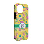 Pink Flamingo iPhone Case - Rubber Lined - iPhone 13 (Personalized)