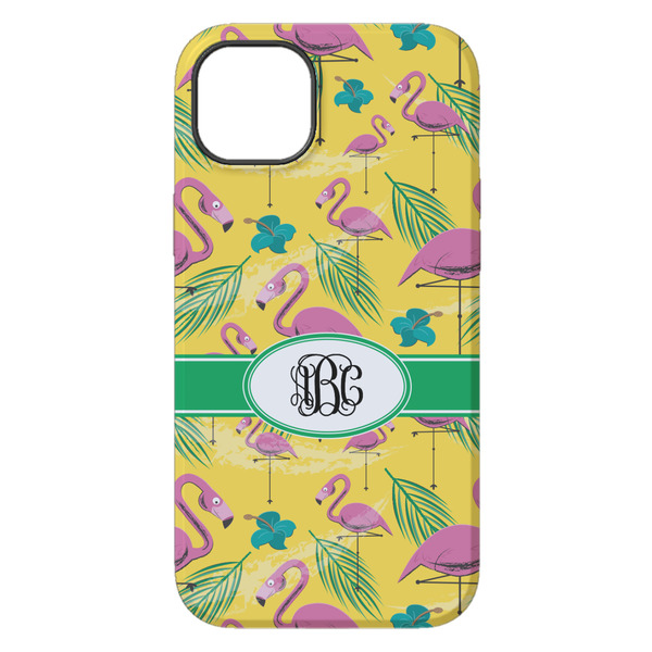 Pink Flamingo iPhone 14 Plus Tough Case - Back