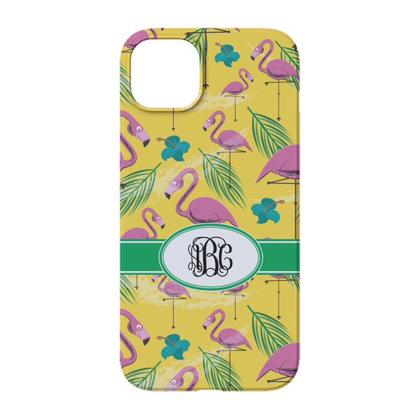 Pink Flamingo iPhone 14 Pro Case - Back
