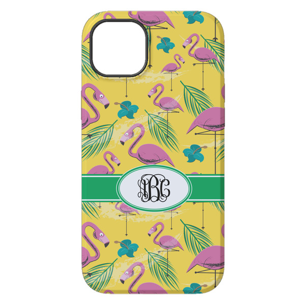 Pink Flamingo iPhone 14 Pro Max Tough Case - Back