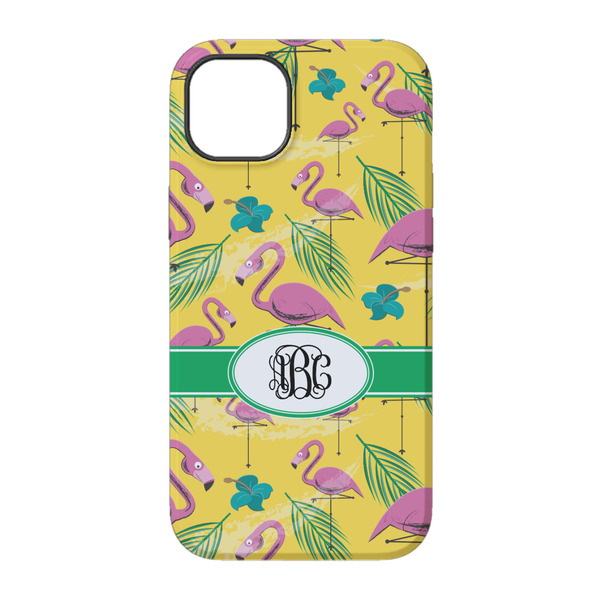 Pink Flamingo iPhone 14 Pro Tough Case - Back