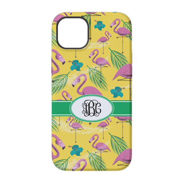 Pink Flamingo iPhone 14 Tough Case - Back