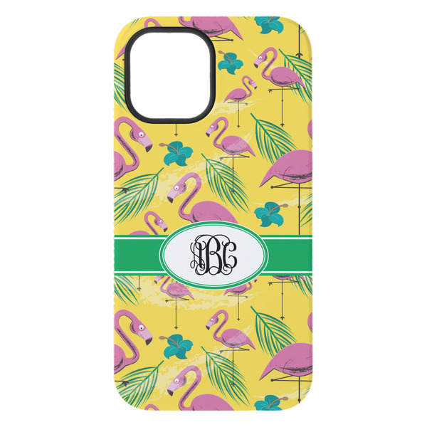 Pink Flamingo iPhone 15 Plus Tough Case - Back