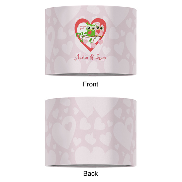 Valentine Owls 12" Drum Lampshade - APPROVAL (Fabric)