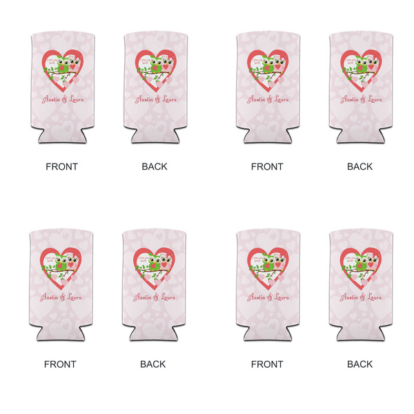 Valentine Owls 12oz Tall Can Sleeve - Set of 4 - APPROVAL