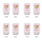 Valentine Owls 12oz Tall Can Sleeve - Set of 4 - APPROVAL