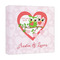 Valentine Owls Canvas Print - 12x12 (Personalized)