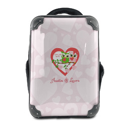 Valentine Owls 15" Hard Shell Backpack (Personalized)