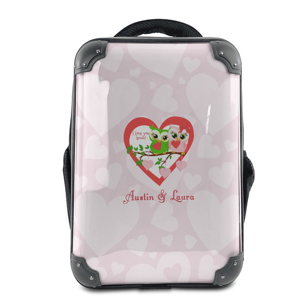 Custom Valentine Owls 15" Hard Shell Backpack (Personalized)