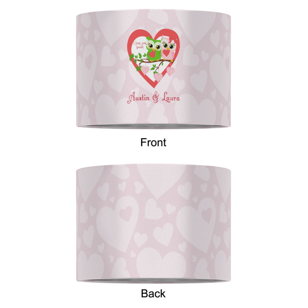 Valentine Owls 16" Drum Lampshade - APPROVAL (Fabric)