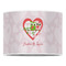 Valentine Owls 16" Drum Lampshade - FRONT (Poly Film)