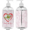 Valentine Owls 16 oz Plastic Liquid Dispenser- Approval- White