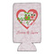 Valentine Owls 16oz Can Sleeve - Set of 4 - FRONT