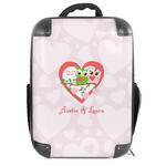 Valentine Owls Hard Shell Backpack (Personalized)
