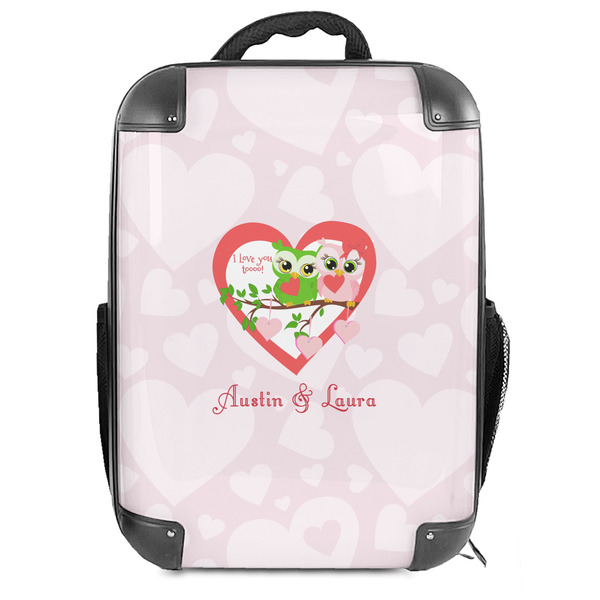 Custom Valentine Owls 18" Hard Shell Backpack (Personalized)