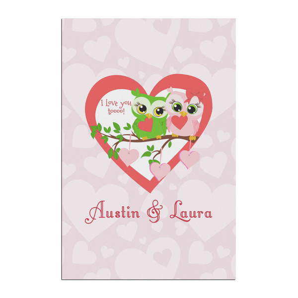 Custom Valentine Owls Posters - Matte - 20x30 (Personalized)