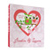Valentine Owls 3 Ring Binders - Full Wrap - 1" - FRONT
